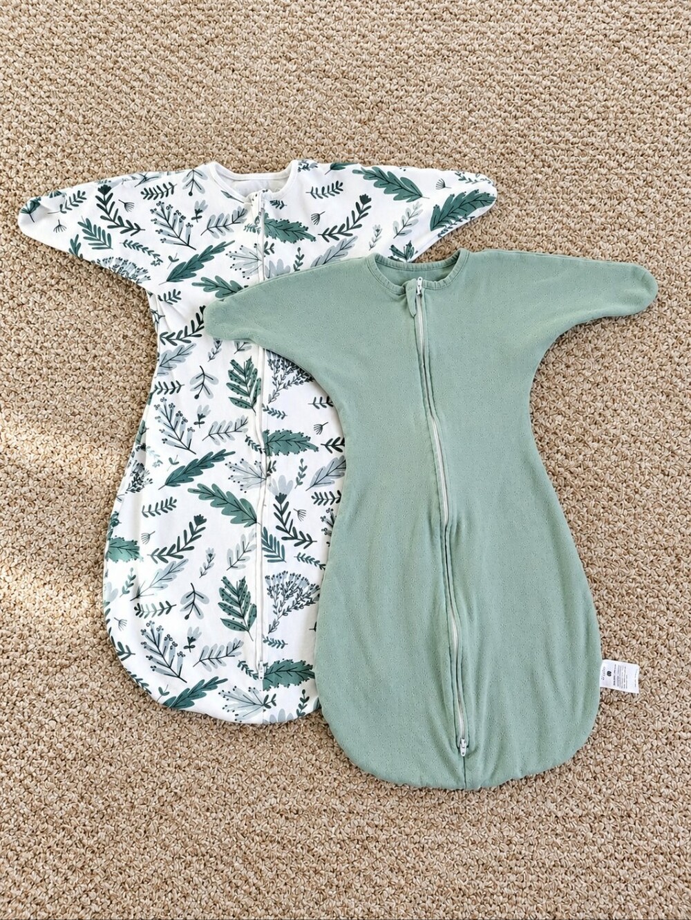 Transition Baby Swaddle Sleep Sacks 6-12 Months  - 1.0 TOG - Zigjoy